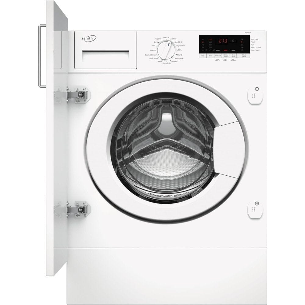 Zenith ZWMI7120 Built In 7kg 1200 Spin Washing Machine with Drum Clean - White - Atlantic Electrics - 39478566191327 